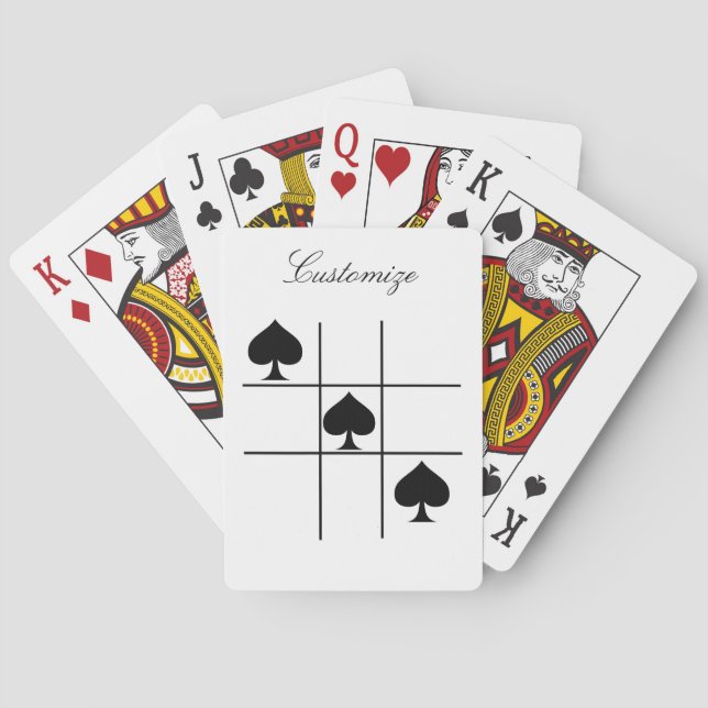 Jeu De Cartes Black Spades (dos)