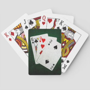 Jeu De Cartes Blackjack 21 point - Roi, Neuf, Deux