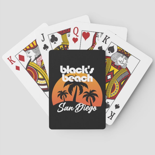Jeu De Cartes Black's Beach, San Diego (dos)