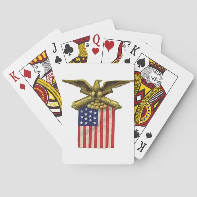 Jeu De Cartes Blanc rouge et bleu (dos)