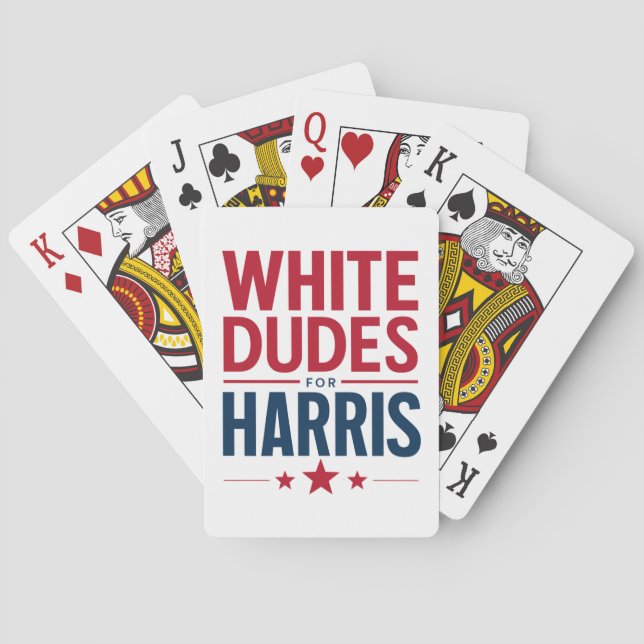Jeu De Cartes Blancs pour l'élection de Harris Kamala Harris 202 (dos)