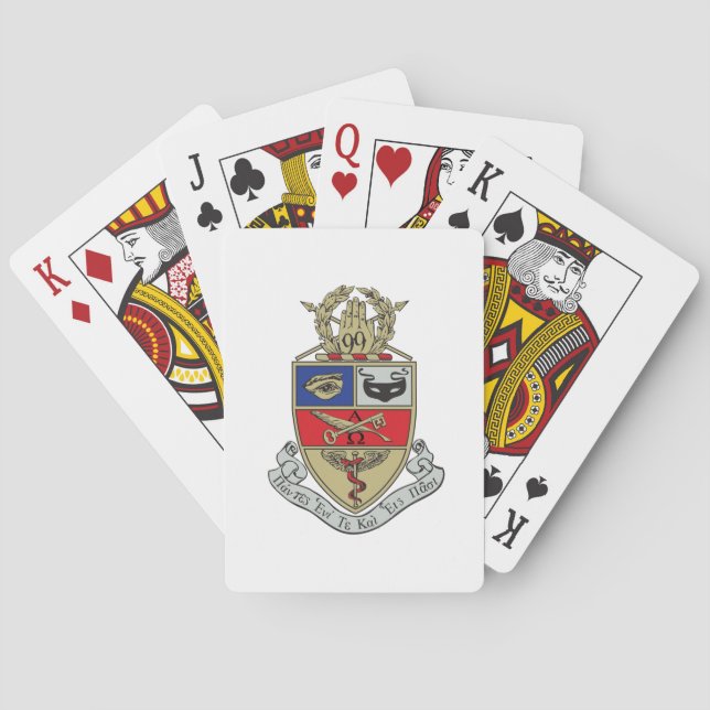 Jeu De Cartes Blason de Kappa Psi (dos)