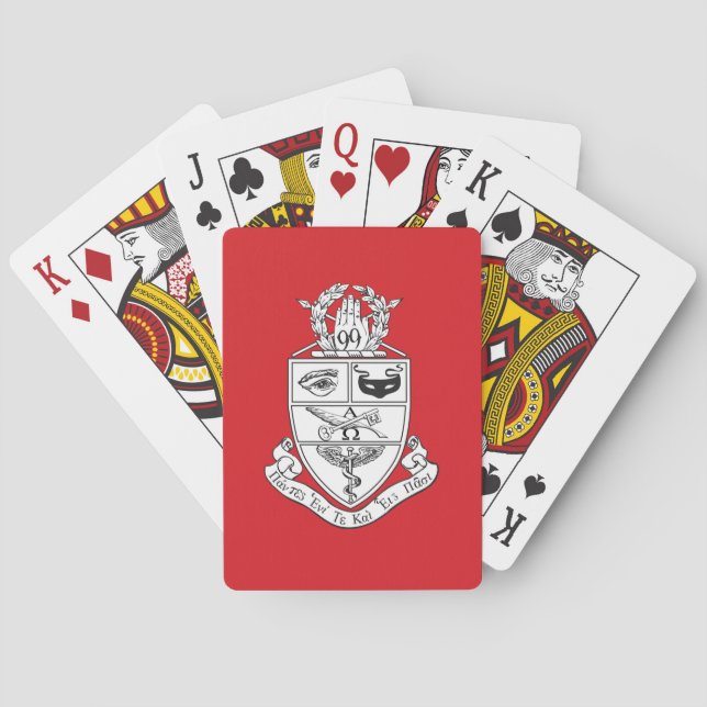 Jeu De Cartes Blason de Kappa Psi (dos)
