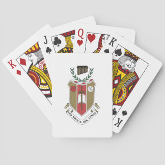 Jeu De Cartes Blason de la Fraternité musicale Sigma Alpha Iota