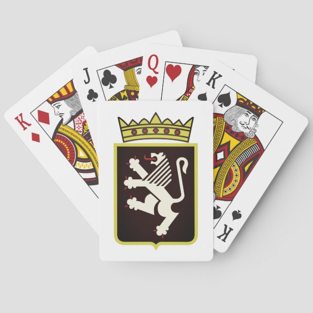 Jeu De Cartes Blason de la Vallée d'Aoste (Italie) (dos)