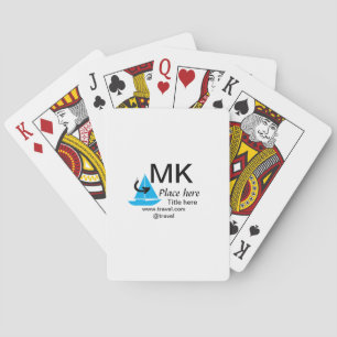 Jeu De Cartes Bleu bateau noir flèche Voyageur blog de l'agent