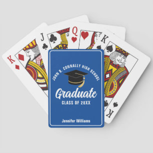 Jeu De Cartes Bleu Blanc Lycée Diplôme sur mesure