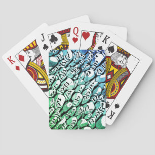 Jeu De Cartes Bleu et vert