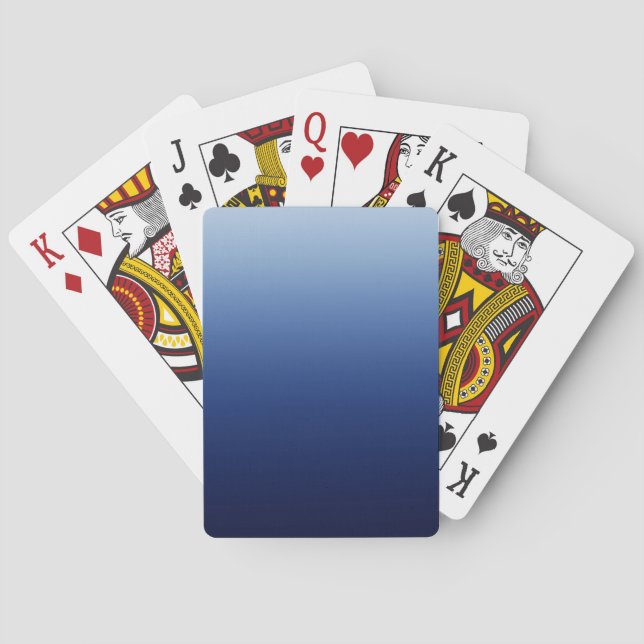 Jeu De Cartes Bleu Foncé (dos)