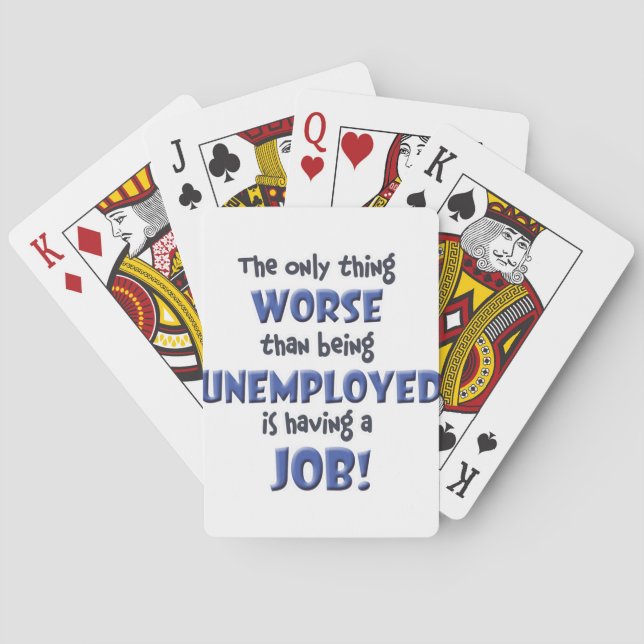 Jeu De Cartes Bleus de bureau (dos)