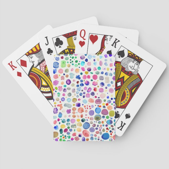 Jeu De Cartes Blobs aquarelle (dos)