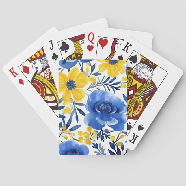 Jeu De Cartes BloomDeck : Blue & Gold Edition (dos)