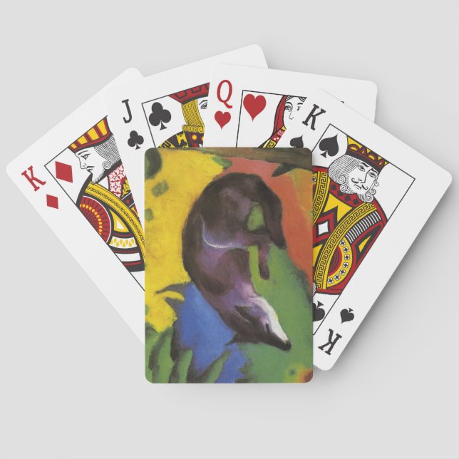 Jeu De Cartes Blue Fox (par Franz Marc) (dos)