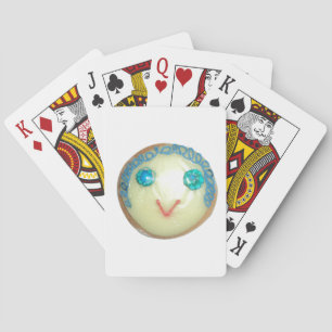 Jeu De Cartes Blue Hair Emoji Art Imprimer/Graphique