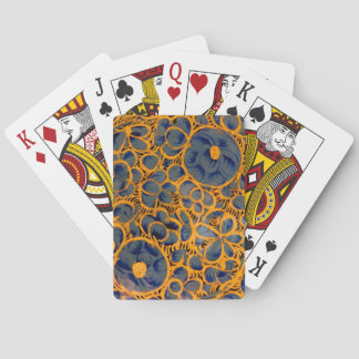 Jeu De Cartes Blue Indian Texture Playing Cards