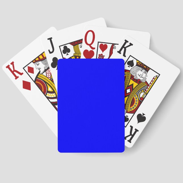 Jeu De Cartes Blue JUMBO (Verso)