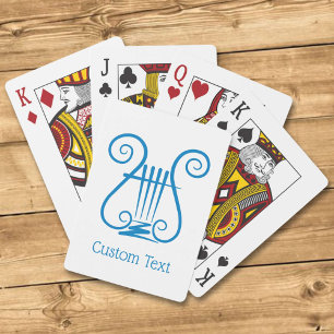 Jeu De Cartes Blue Lyre