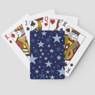 Jeu De Cartes Blue Stars jouant aux cartes