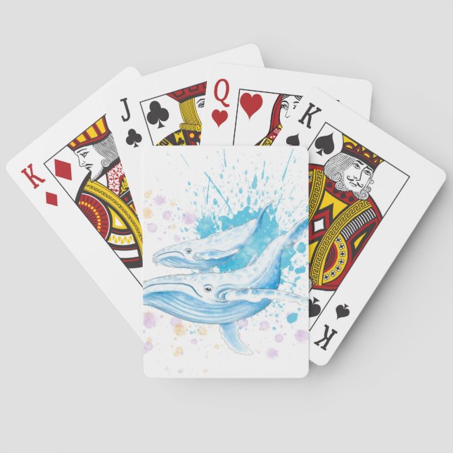 Jeu De Cartes Blue Whales (dos)