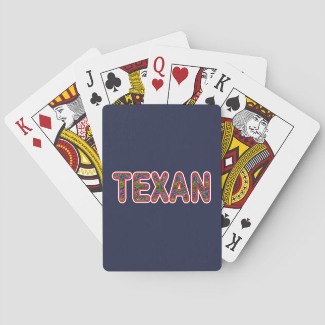 Jeu De Cartes Bluebonnet Texan (dos)
