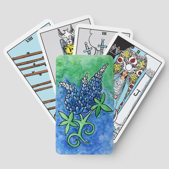 Jeu De Cartes Bluebonnets du Texas (Verso)