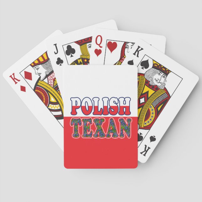 Jeu De Cartes Bluebonnets texans polonais (dos)