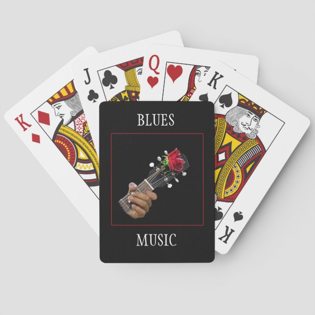 Jeu De Cartes Blues Music (dos)