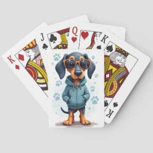 Jeu De Cartes Bluetick Coonhound Kawaii Chien Drôle