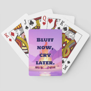 Jeu De Cartes Bluffez maintenant, pleurez plus tard Drôle