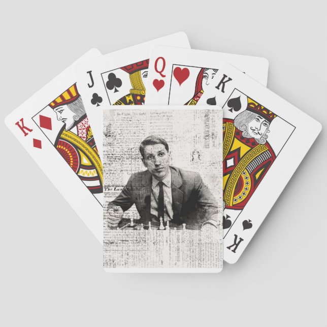 Jeu De Cartes Bobby Fischer Portrait (dos)