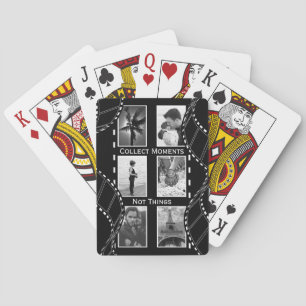Jeu De Cartes Bobine de film noir et blanc Photo personnalisée
