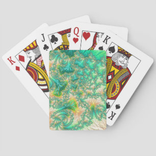 Jeu De Cartes Bohème vibrant tripant fractale abstrait spirale