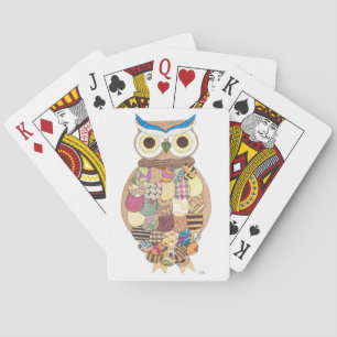 Jeu De Cartes Boho Art Jouer Cartes Grosse Chouette #1