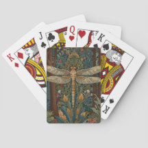 Boho chic dragonfly de style Art nouveau