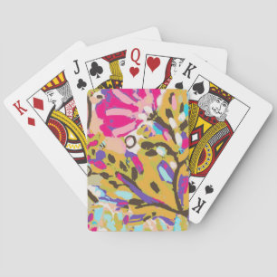 Jeu De Cartes Boho rose I floral