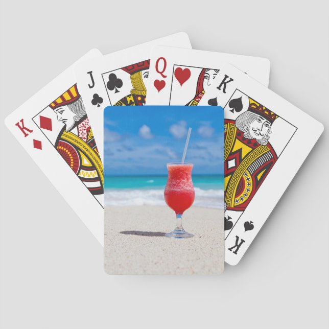 Jeu De Cartes Boire sur la plage jouer aux cartes (dos)
