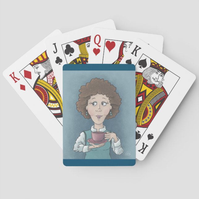 Jeu De Cartes Boire Thé Classique Playing Cartes (dos)