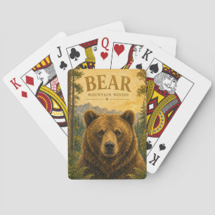 Jeu De Cartes Bois de Bear Mountain Faune