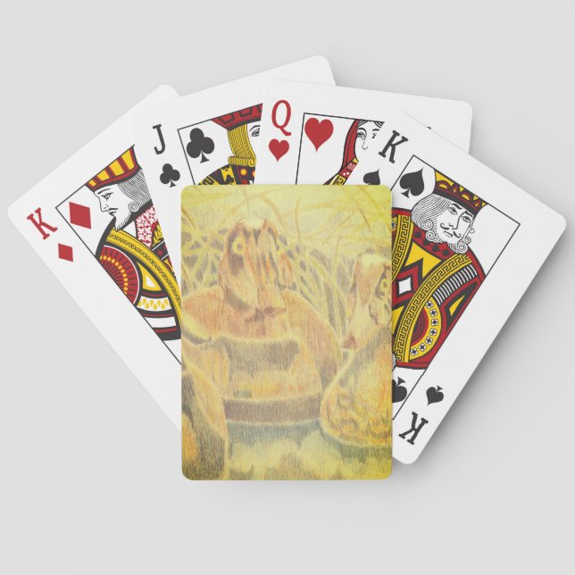 Jeu De Cartes Bois de canard sur l'eau (dos)