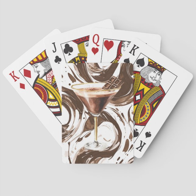 Jeu De Cartes Boisson Martini au Chocolat (dos)