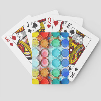 Jeu De Cartes Boîte couleur de peinture amusante