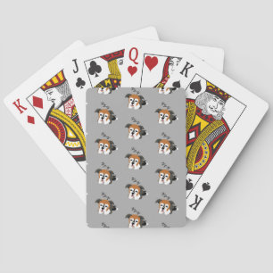 Jeu De Cartes Boîte de Boxer Endormi Chien Animalier ZZZ Animal