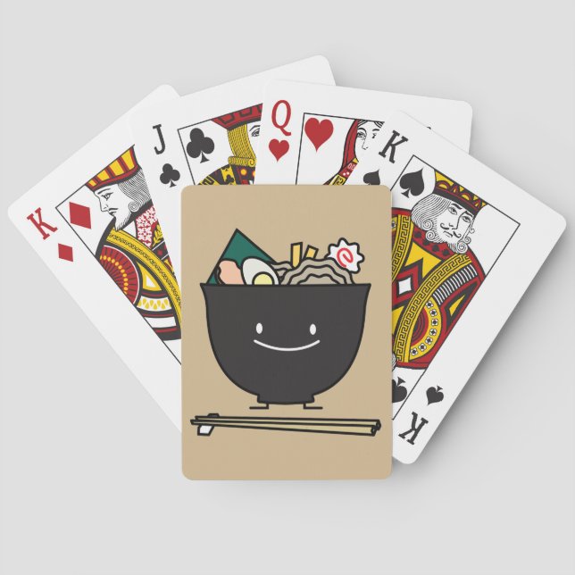 Jeu De Cartes Bol de ramen heureux (dos)