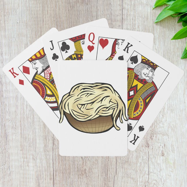 Jeu De Cartes Bol de spaghetti Alimentation de nouilles de pâtes (Créateur téléchargé)