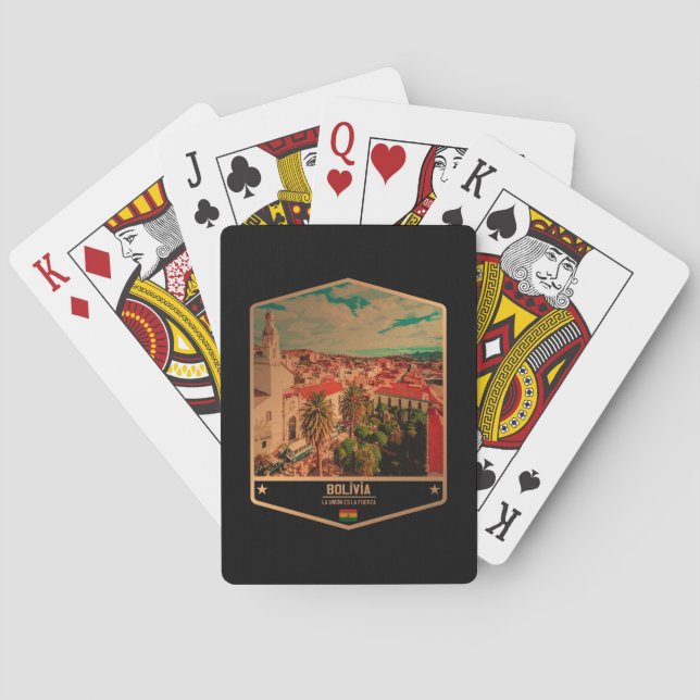 Jeu De Cartes Bolivie (dos)