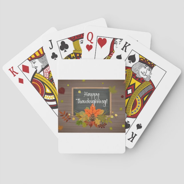 Jeu De Cartes bon thanksgiving (dos)