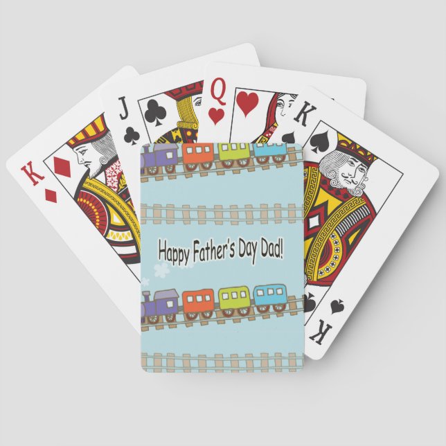 Jeu De Cartes Bon train de Fêtes des pères (dos)
