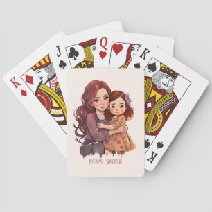 Jeu De Cartes Bond adorable maman et fille (11)