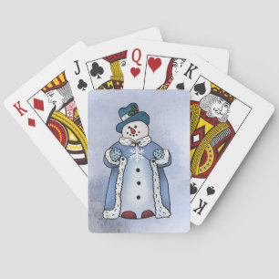 Jeu De Cartes Bonhomme de neige élégant