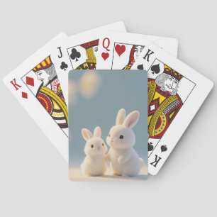Jeu De Cartes Bonification du lapin dans la neige